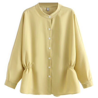 Loose Top Western Style Fashion Large Size Women's Slim Shirt