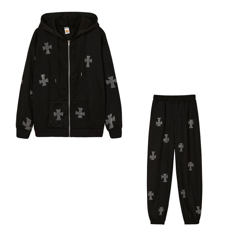 Sweater Trousers Casual Sports Two-piece Suit Women