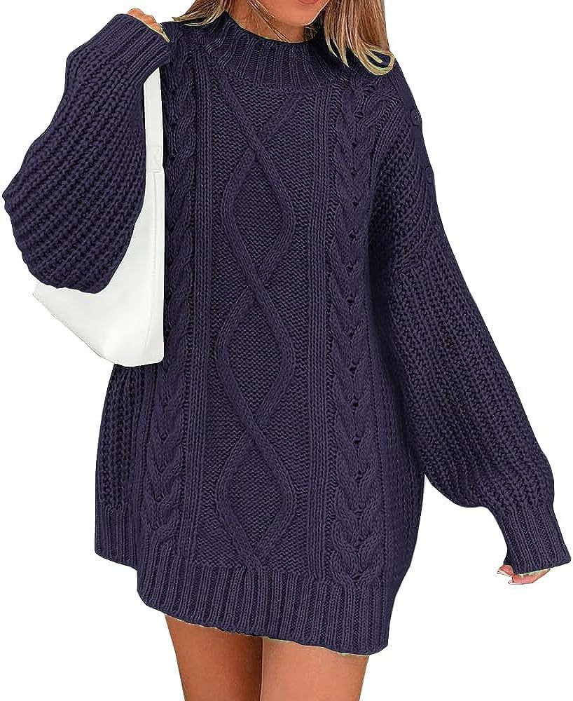 Women's Knitting Sweater Twisted Long Sleeve Loose Pullover