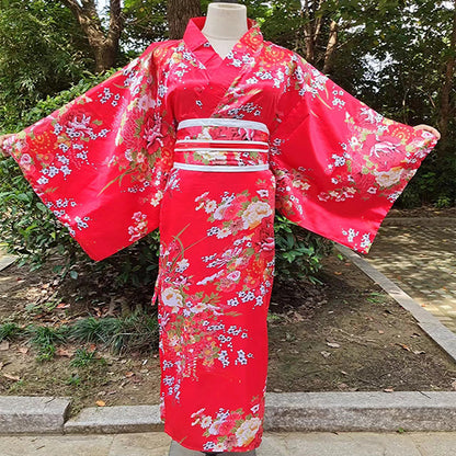 Traje tradicional de mujer Albornoz Anime Cosplay Traje de fotografía Kimono