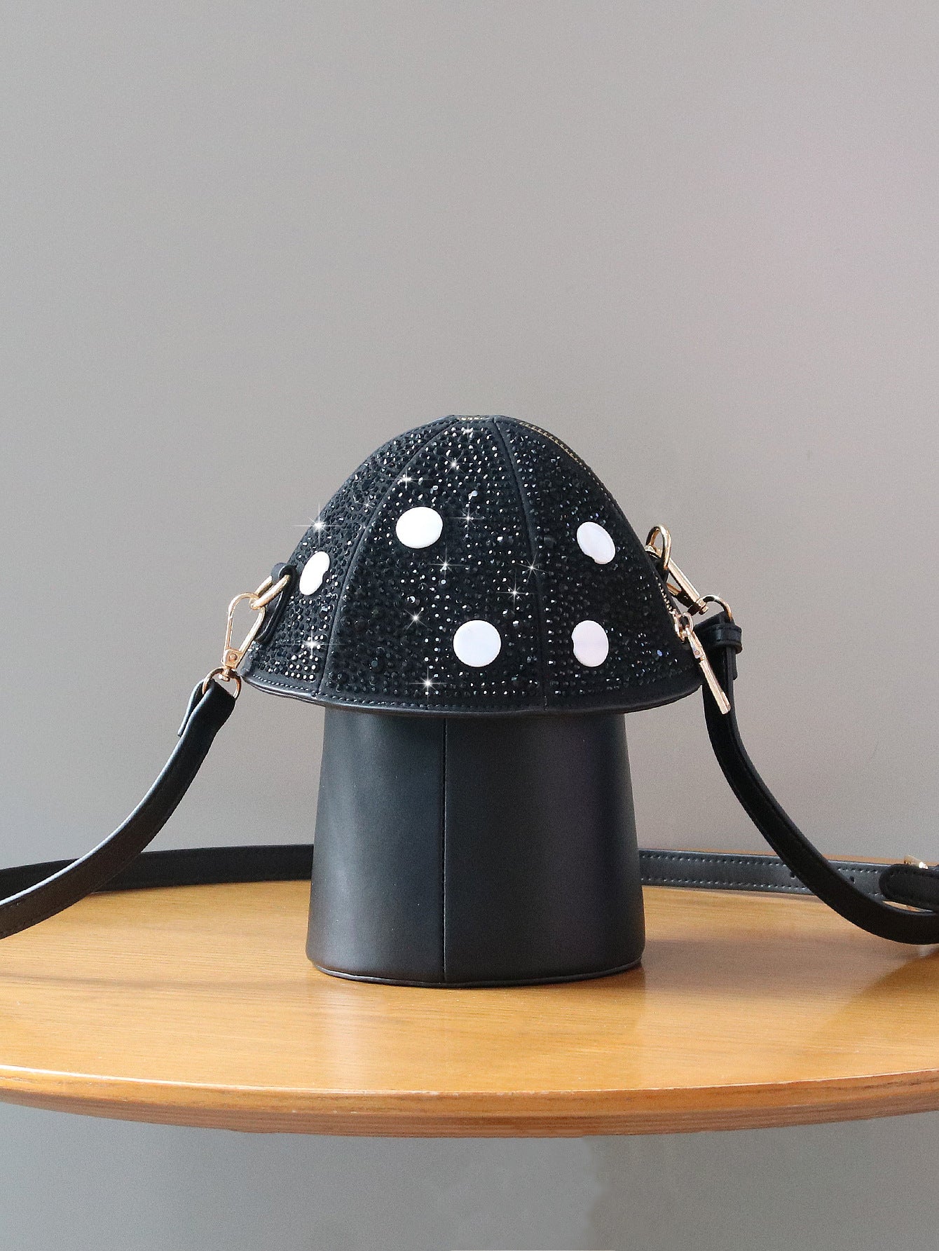 Cute Fashion Mushroom Diamond Cross-shoulder Bag