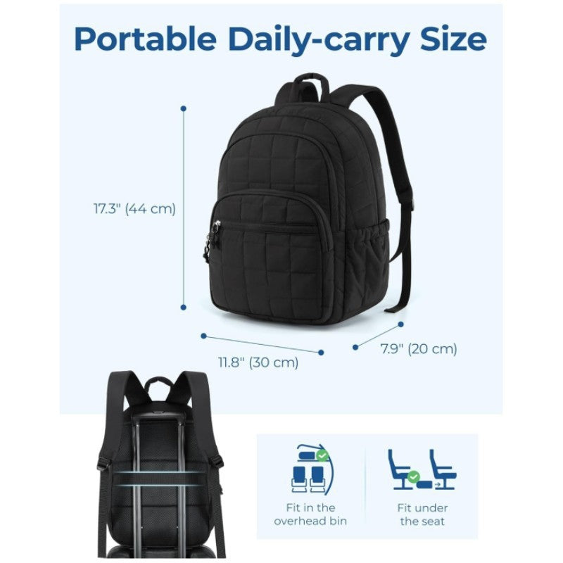 Mochila para ordenador portátil de viaje resistente al agua