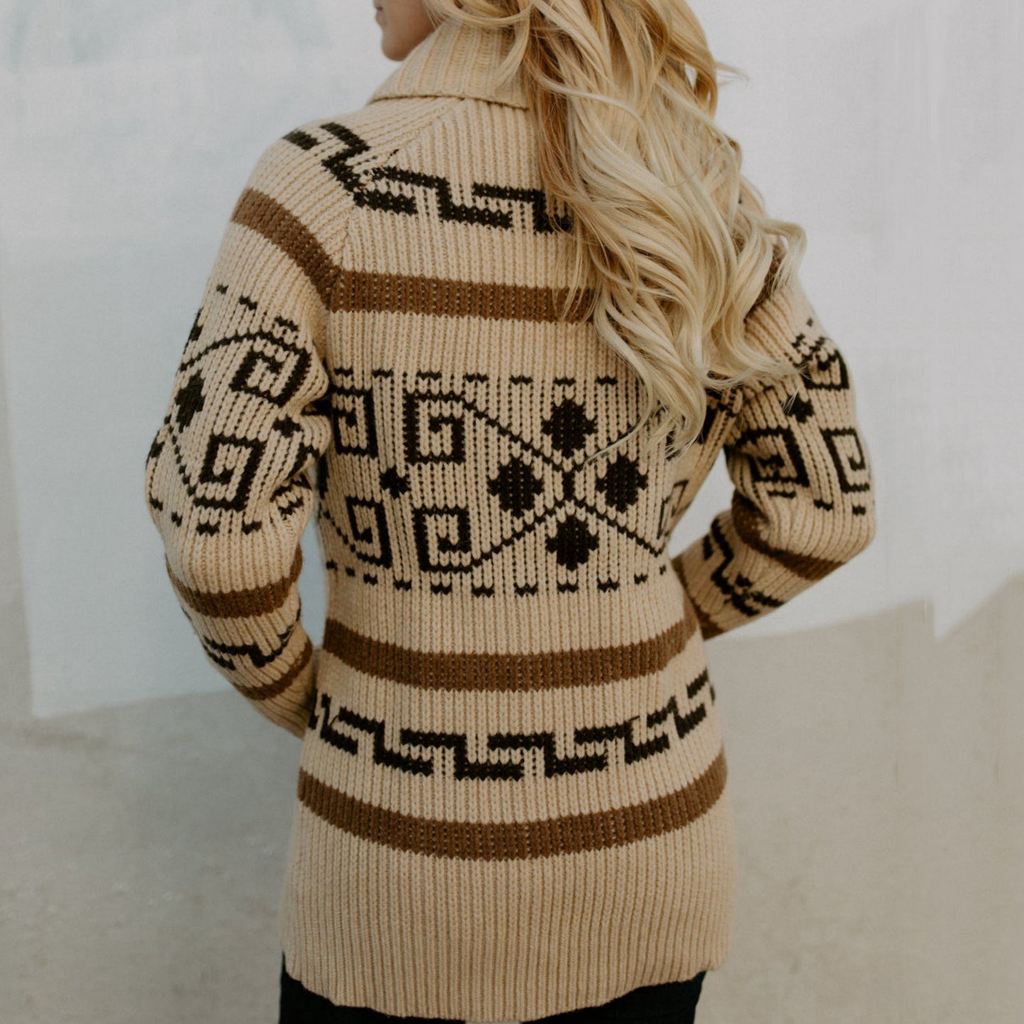 Women's Autumn And Winter Jacquard Sweater