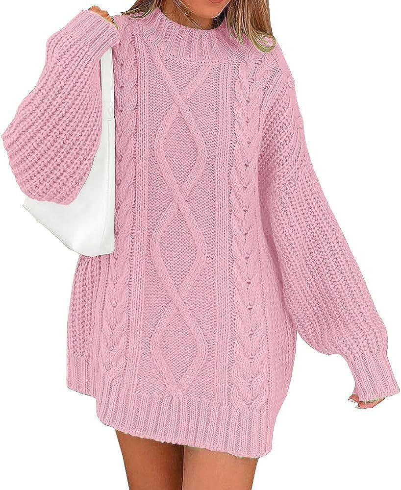 Women's Knitting Sweater Twisted Long Sleeve Loose Pullover