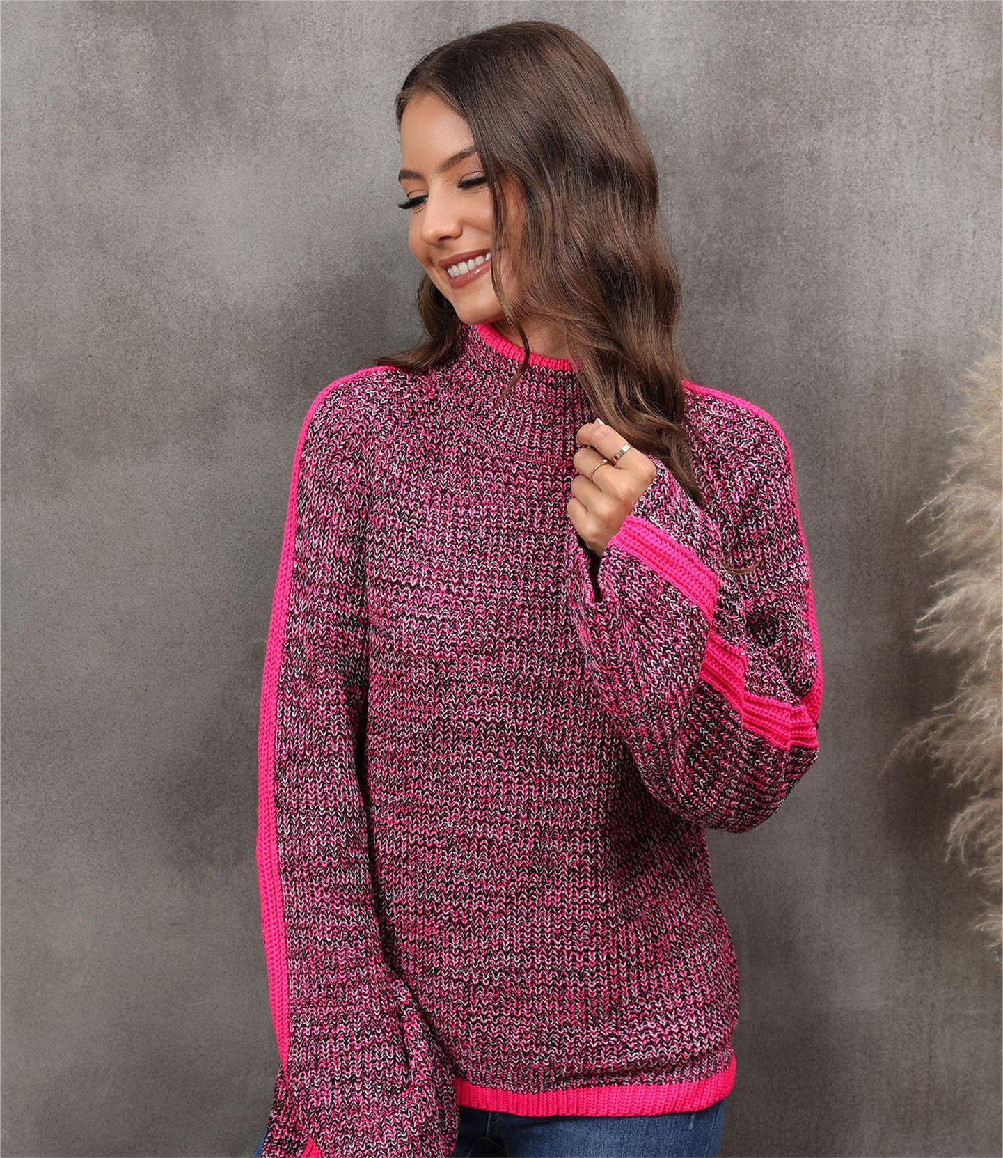 New Popular Sweater Patched Color Women