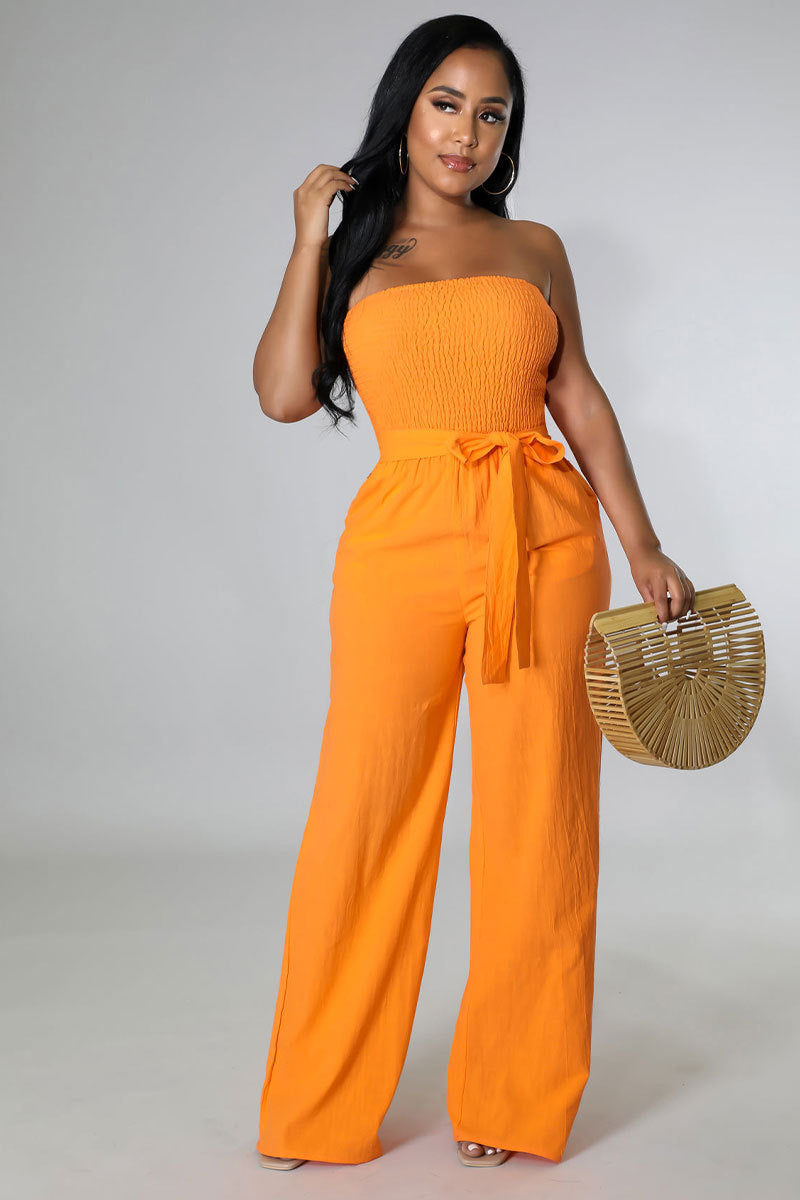 Ladies Casual Loose Drape Mopping Jumpsuit