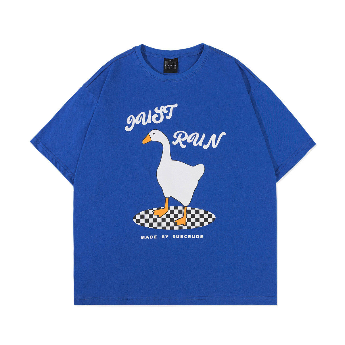 Duck Print Short Sleeve T Shirt For Men