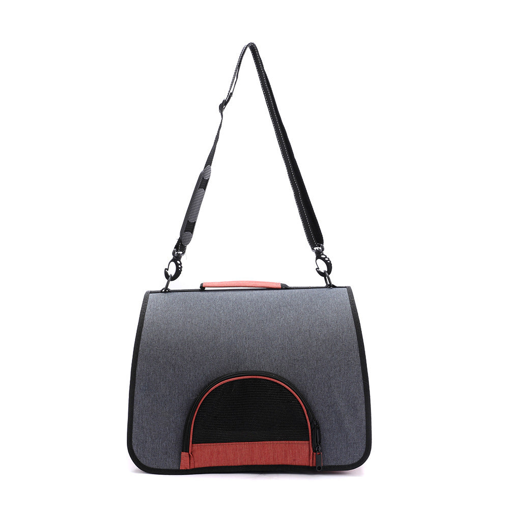 Outing Breathable Foldable One-shoulder Portable New Pet Bag