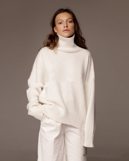 Autumn And Winter Loose Turtleneck European And American Sweater