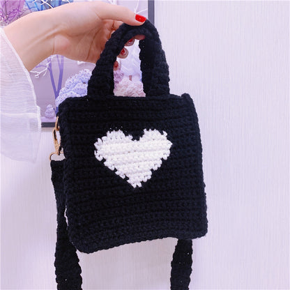 One-shoulder Messenger Cute Woolen Women's Bag