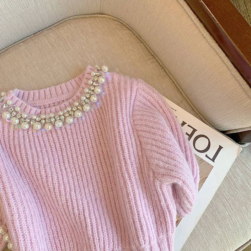 Loose Small Fragrance Style Short Outer Sweater