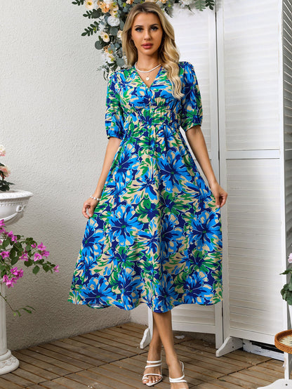 Robe pour femme imprimée personnalisée à la mode