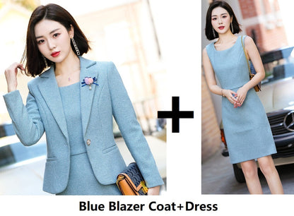 Temperament High Sense Business Long-sleeved Suit