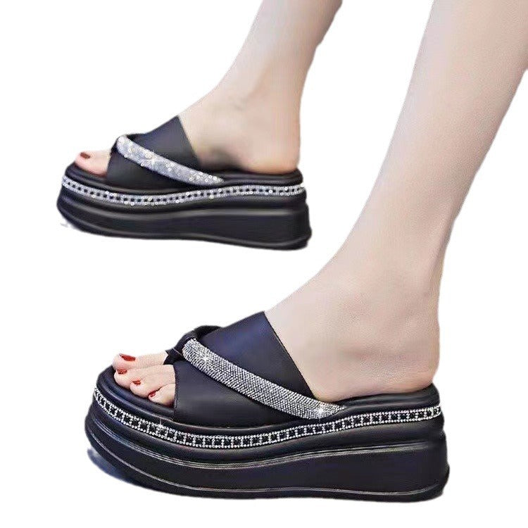 Stylish Height Increasing Summer Outdoor Wear Ladies' Sandals