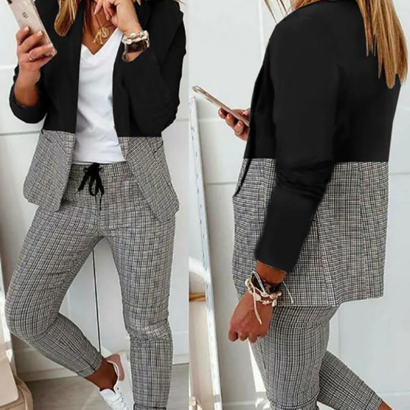 New Casual Fashion Set Small Suit Women's Suit