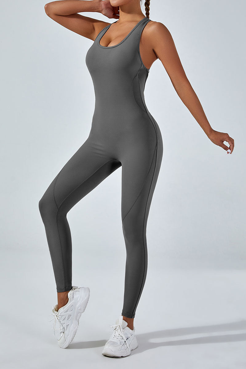 Beauty Back One-piece Yoga Pants High Elastic Tight Hip Lifting One-piece