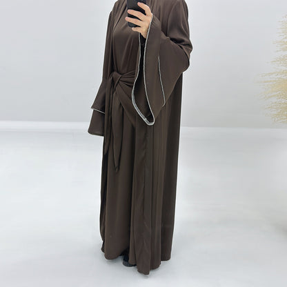 E-commerce Fashion Trim Dubai Turkish Elegant Robe