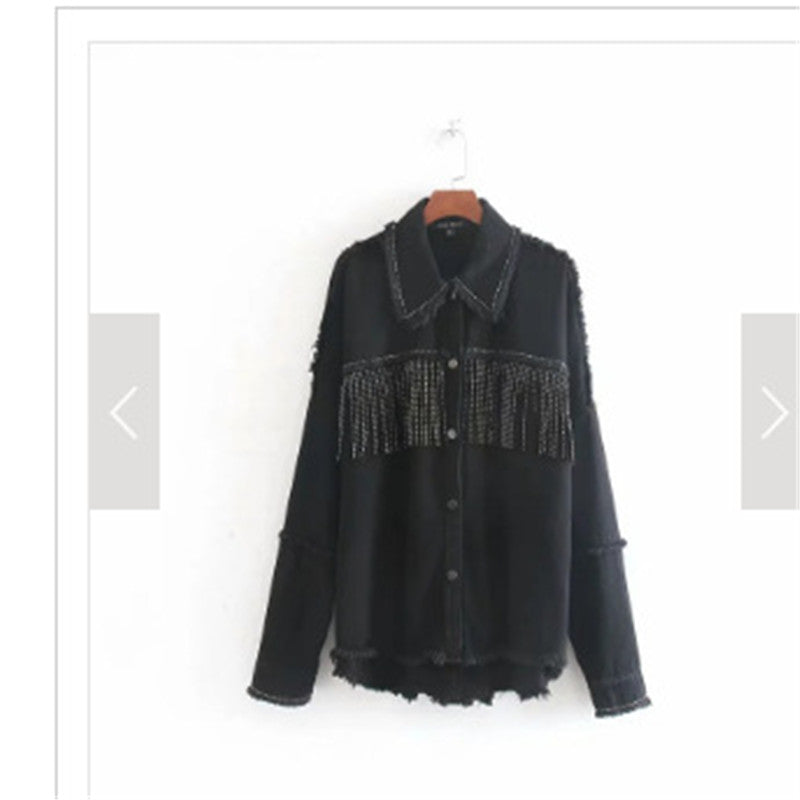 Fringe embellished jacket