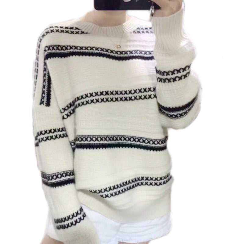 Women's thick knit sweater