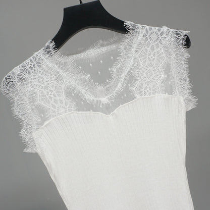 Women's lace vest