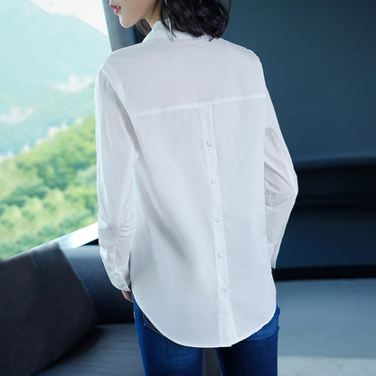 Women's cotton shirt long sleeve