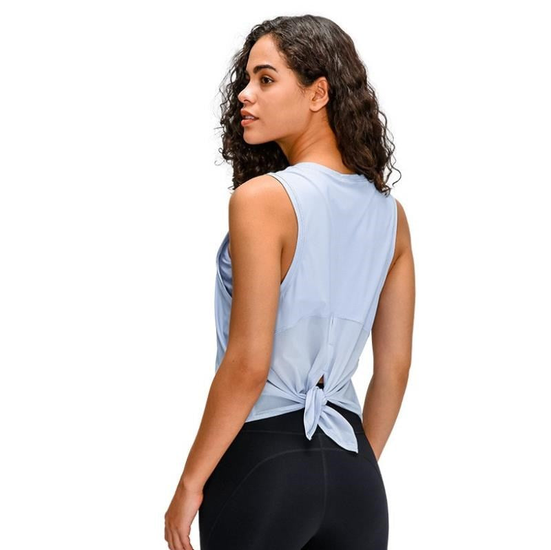 Blouse sans manches ample sans bretelles à séchage rapide