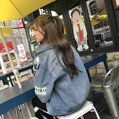 Harajuku style denim jacket