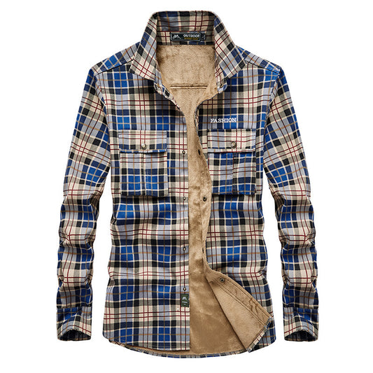 Men's Plaid Casual Shirt