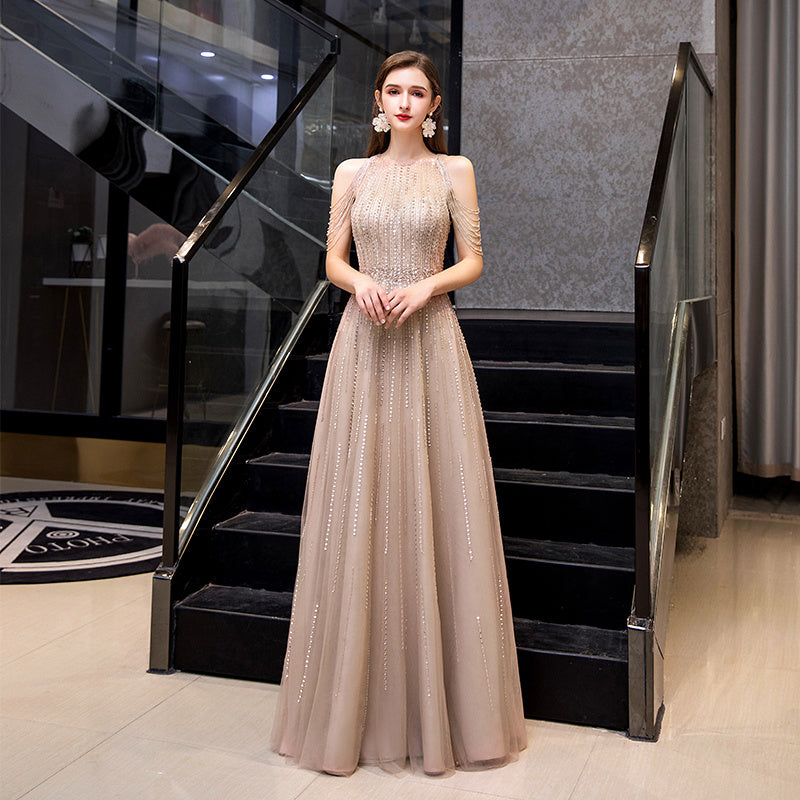 Evening Gown Female Banquet Temperament Host Fashion Formal Dress