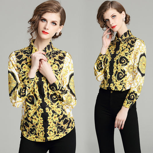 New style printed top in Europe