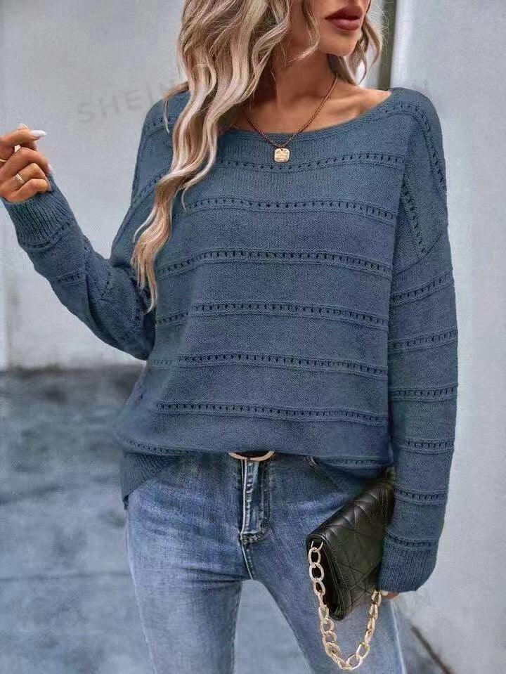 Women's Loose Slouchy Casual Knit Top