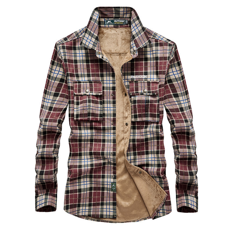 Men's Plaid Casual Shirt