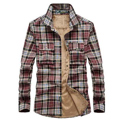 Men's Plaid Casual Shirt