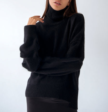 Autumn And Winter Loose Turtleneck European And American Sweater