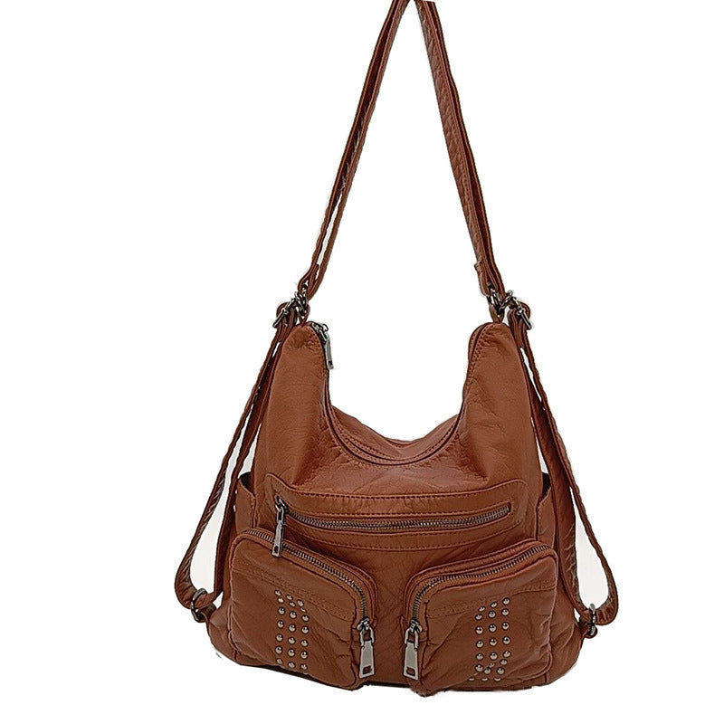 Lightweight Retro Large-capacity Crossbody Bag