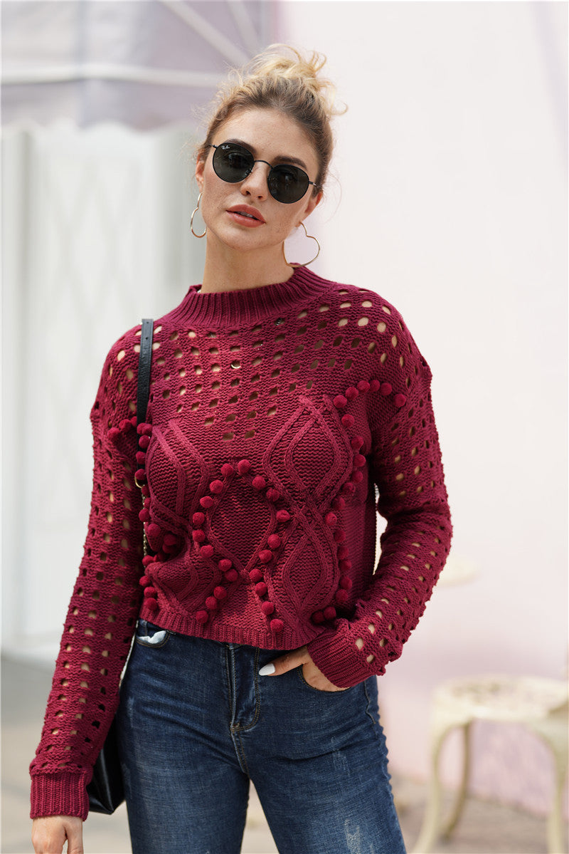 Pull tricoté pour femme