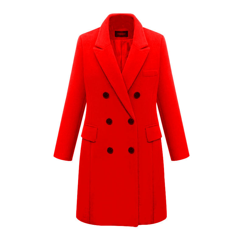 Woolen coat women's woolen coat