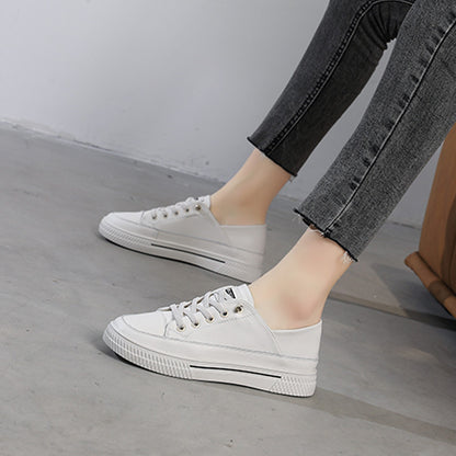 Two-way White Shoes Flat Lightweight