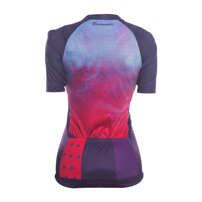 Ropa de ciclismo bicicleta con estampado de colores para mujer 