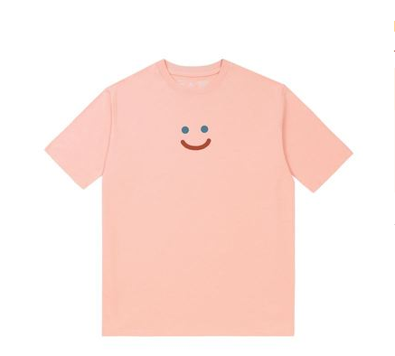 Camiseta de manga corta Camiseta holgada de tres colores para mujer