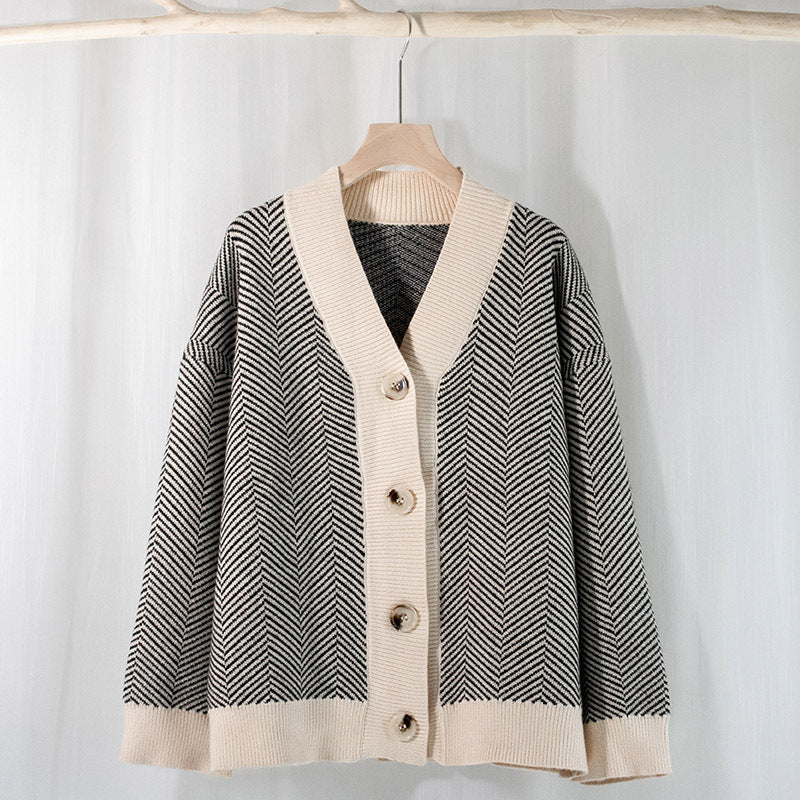 Pull ample en tricot style paresseux