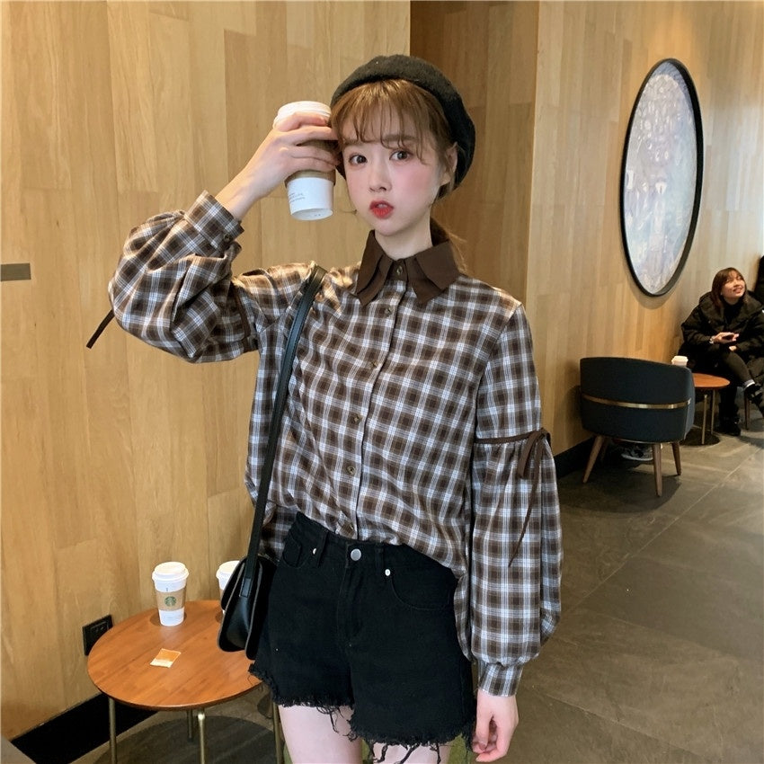 Japanese Women's Princess Style Shirt And Inch Shirt