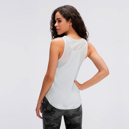 Blusa deportiva para mujer con ropa de yoga