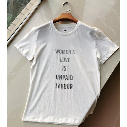 Camiseta feminista con la nueva letra de la familia D, el amor de las mujeres es trabajo no remunerado