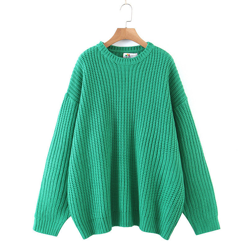 Women's Loose Round Neck Sweater