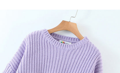 Women's Loose Round Neck Sweater