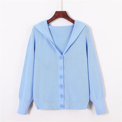 Cardigan tricoté à col en V pour femme, veste à capuche épaisse