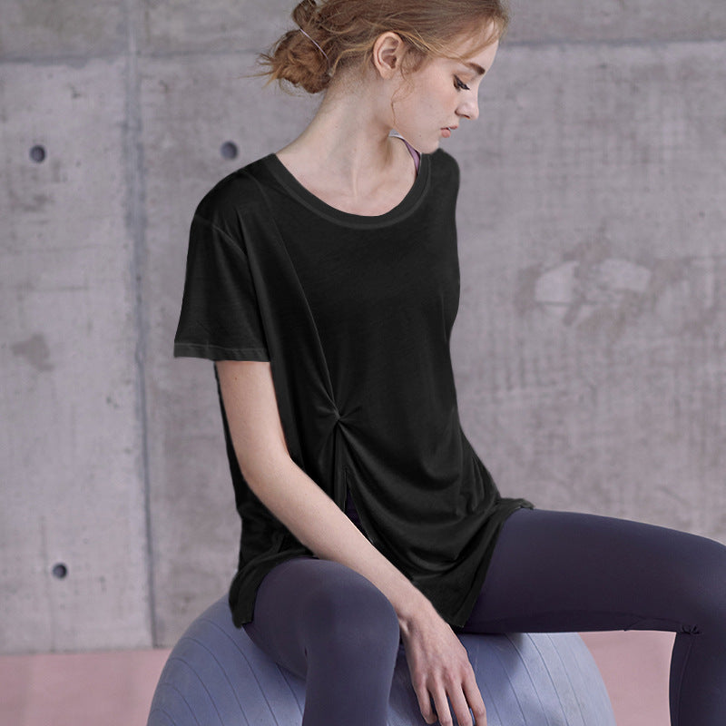 Thin Blouse Loose Quick-drying Short-sleeved Sports Top