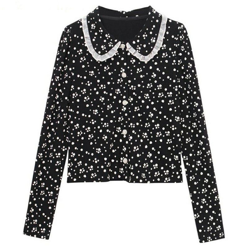 Fashion Doll Collar Cherry Maruko Shirt