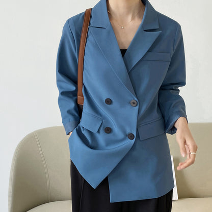 New British Style Suit Jacket Female Spring British Style Small Casual Suit Design Niche Top